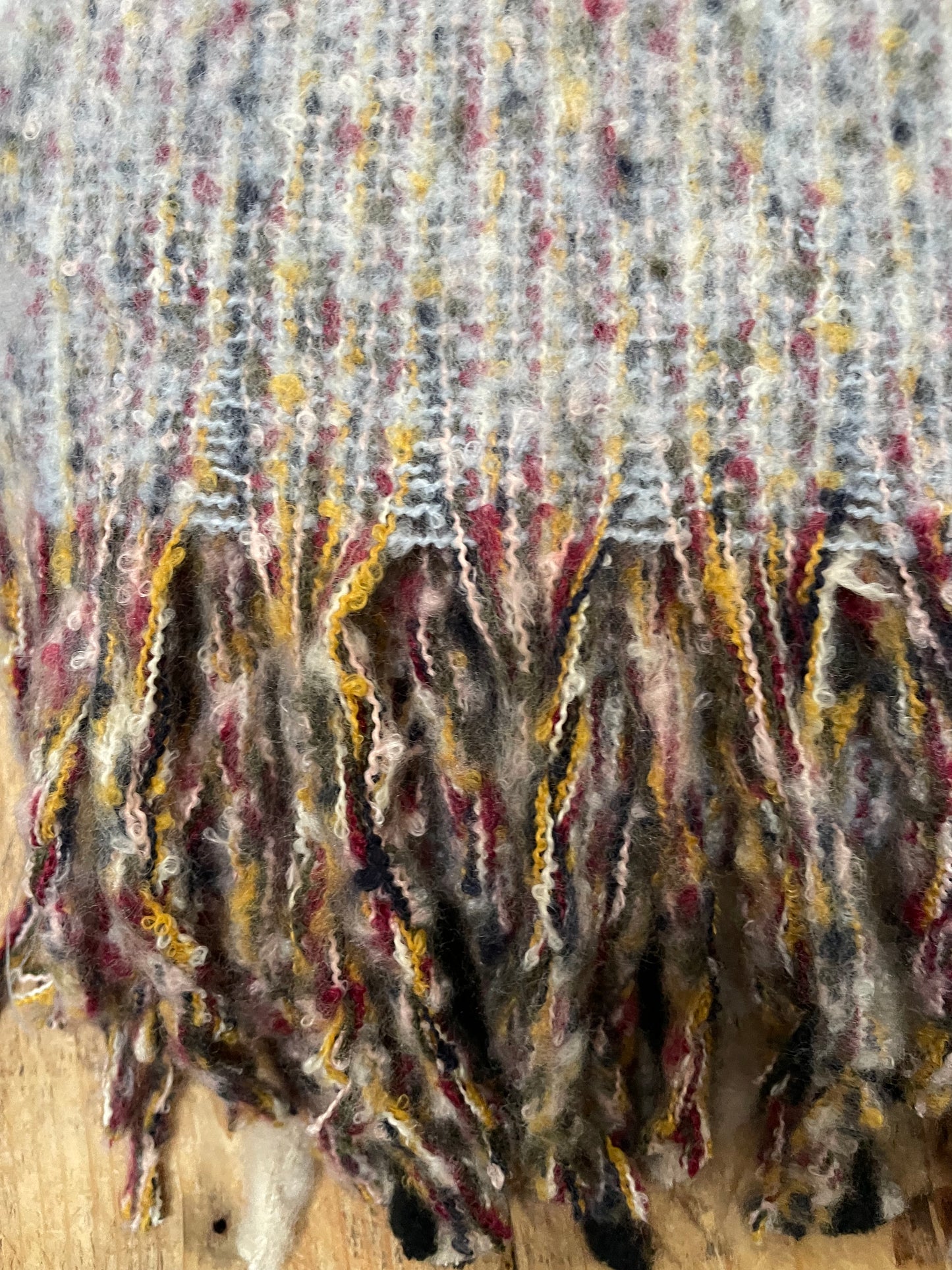 sjaal pastel lila gemaileerd xxl eef