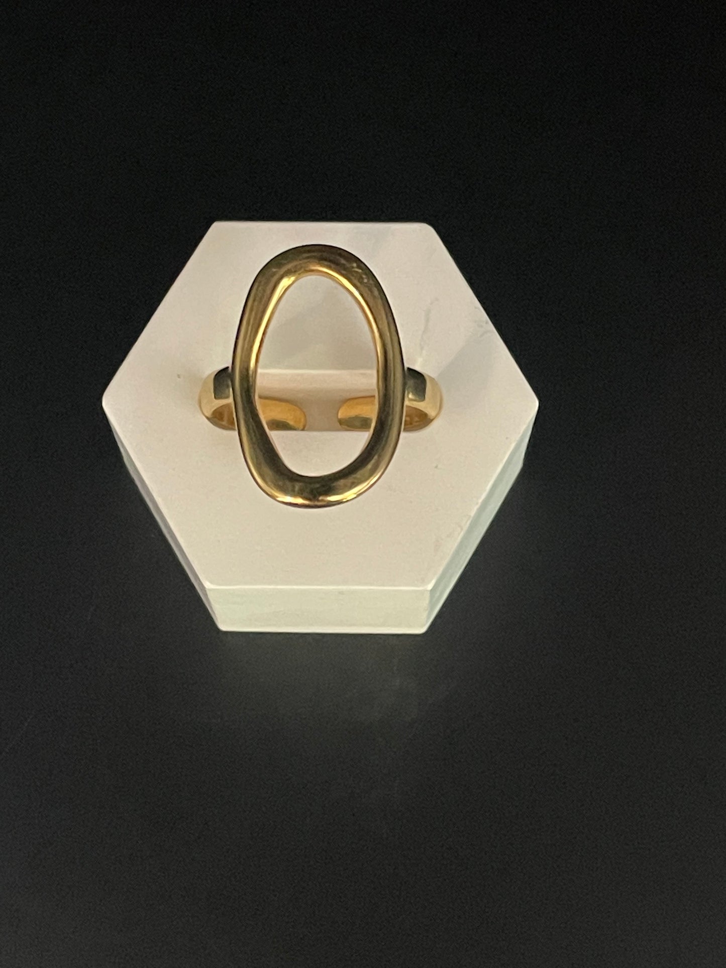 Ring goud rond verstelbaar