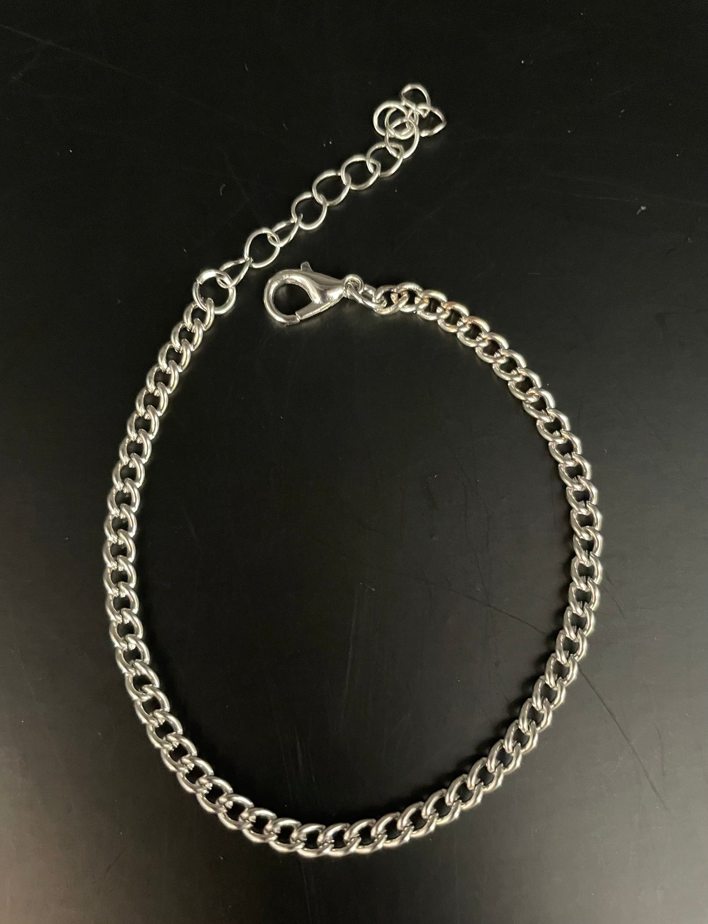 Armband zilver grote schakel 3 mm 18 plus 5 cm