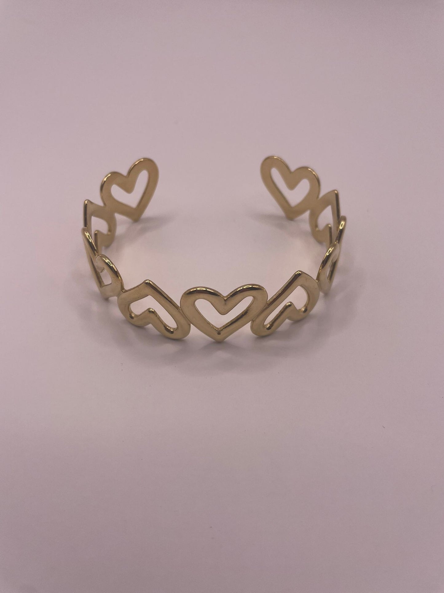 Hartjes bangle armband