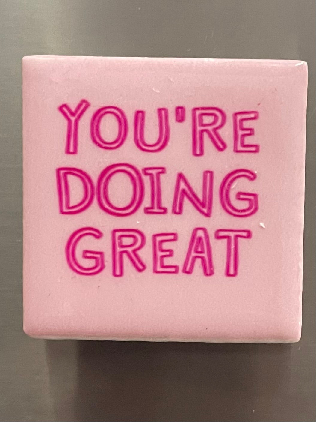 magneet tegeltje 4,5 x 4,5 cm