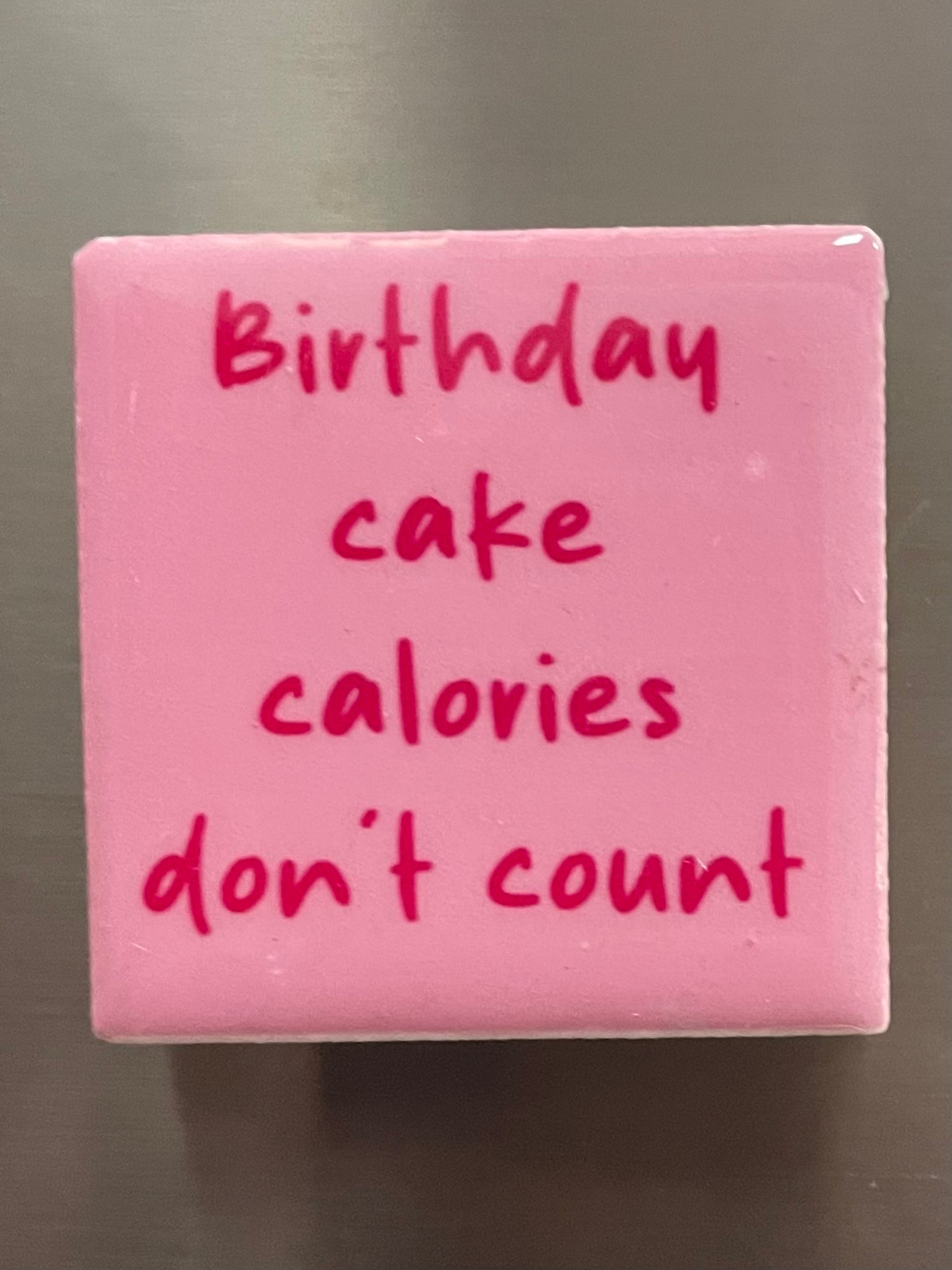 magneet tegeltje 4,5 x 4,5 cm