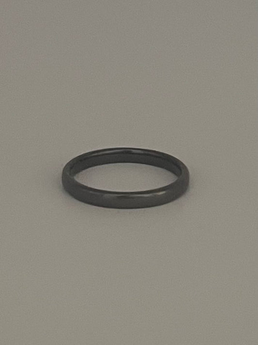 ring keramisch donker grijs glans