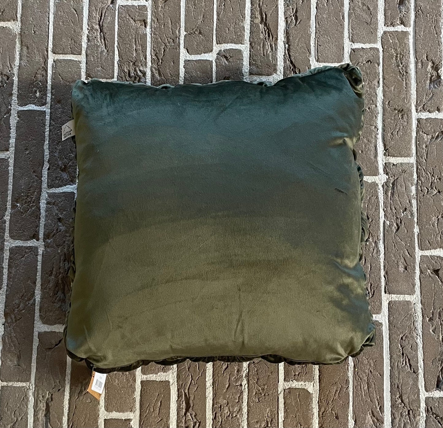 Dutch Decor sierkussen Soof  100%polyester 45 x 45 Mayfly green onopvallende rits incl. vulling