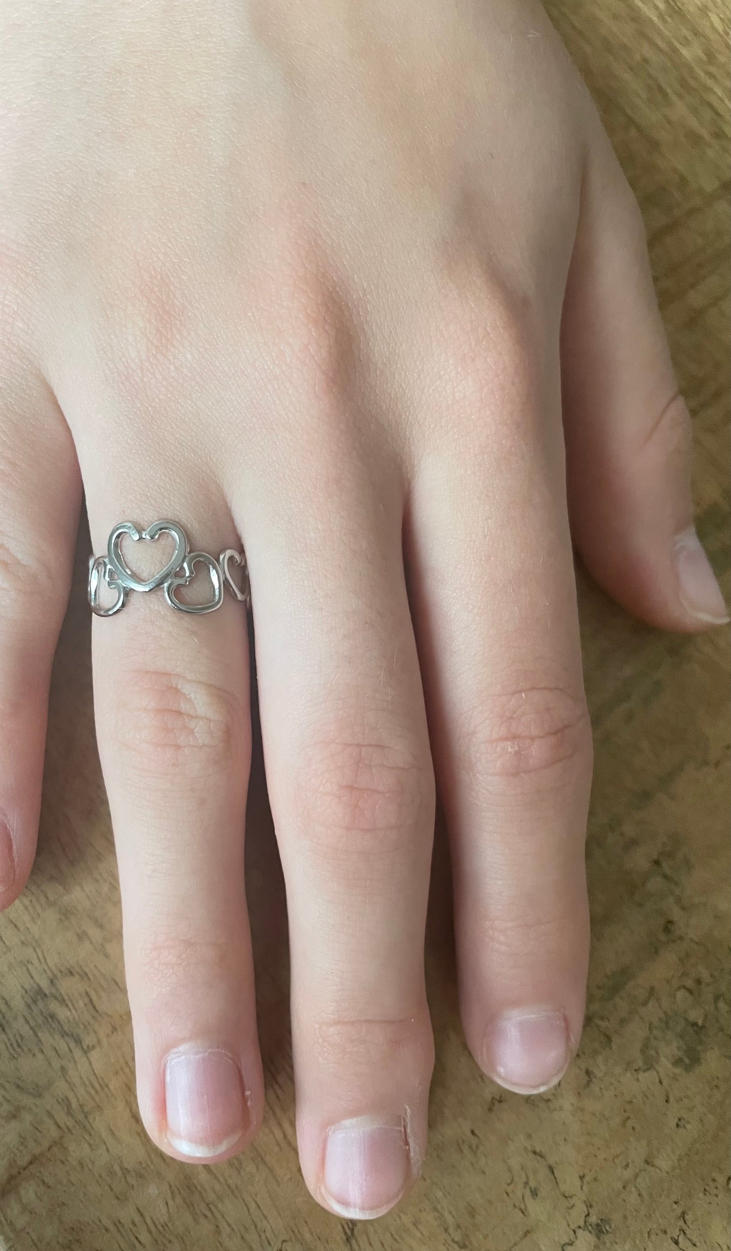 Bubble heart ring