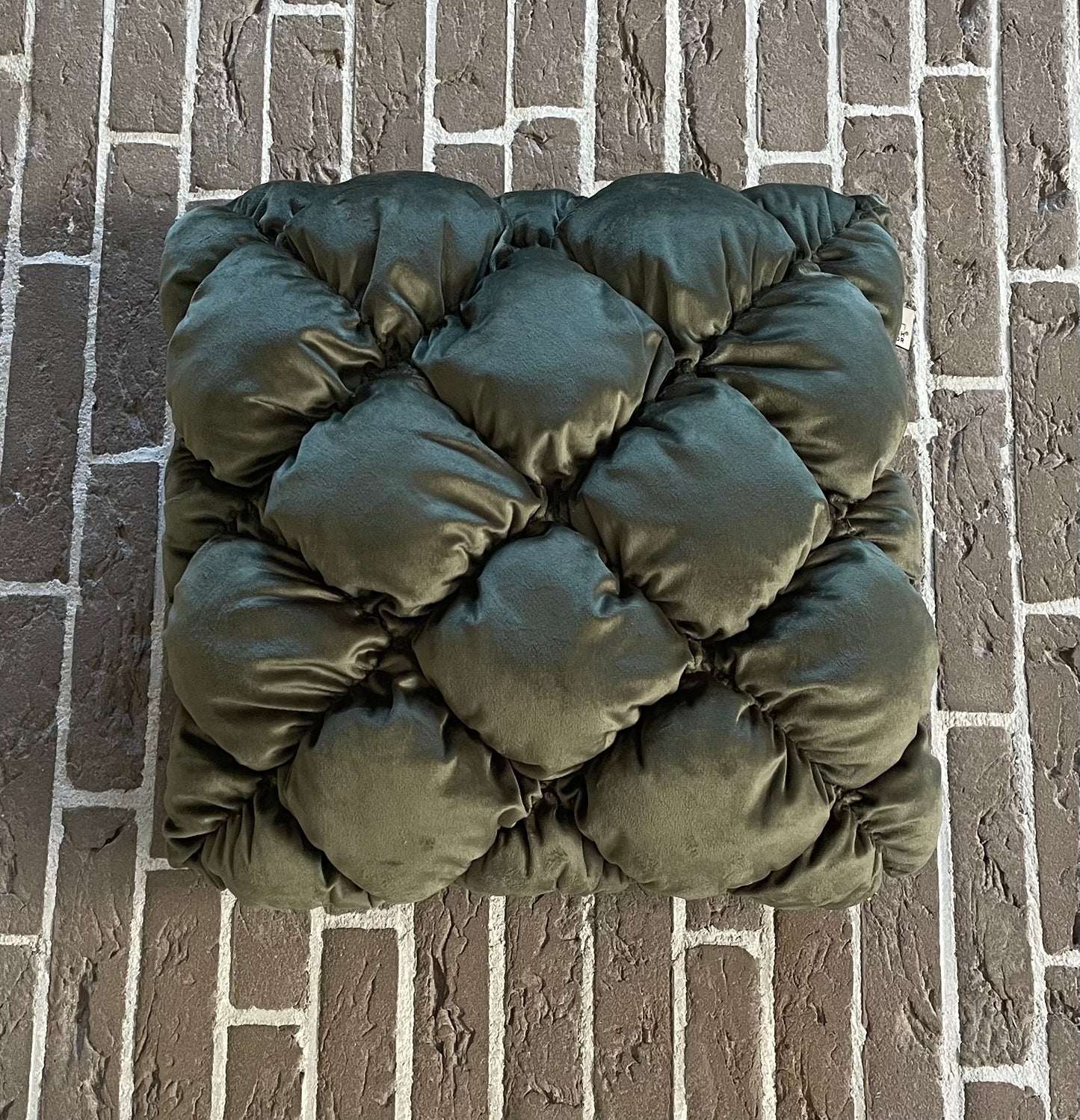 Dutch Decor sierkussen Soof  100%polyester 45 x 45 Mayfly green onopvallende rits incl. vulling