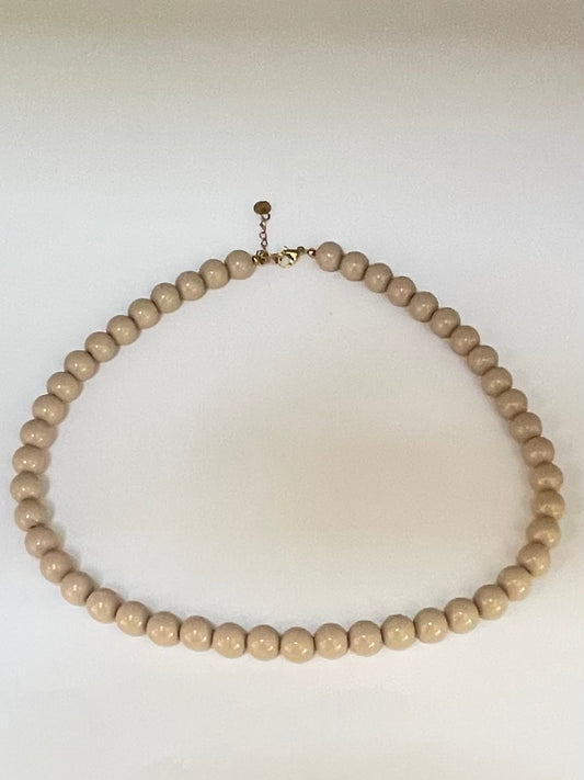 Kralenketting beige