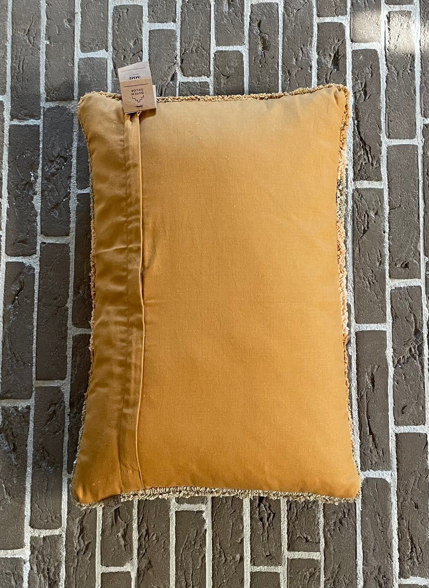 Dutch Decor sierkussen Zaya 30 x 50 bontlook Tabacco bruin incl. vulling 100% polyester