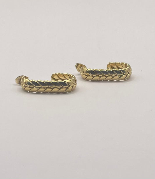 oorbel set stainless steel 304 gold