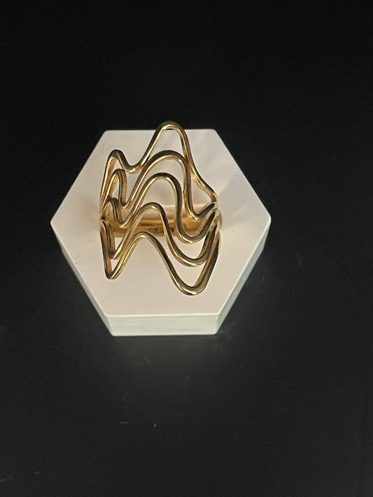 Ring goud verstelbaar