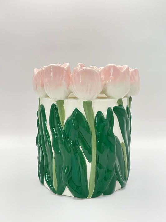 vrolijke tulpen roze