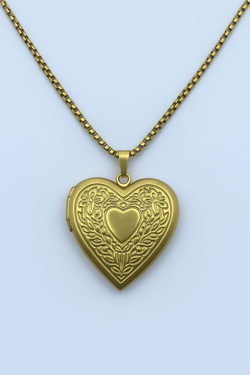 ketting hart medaillion