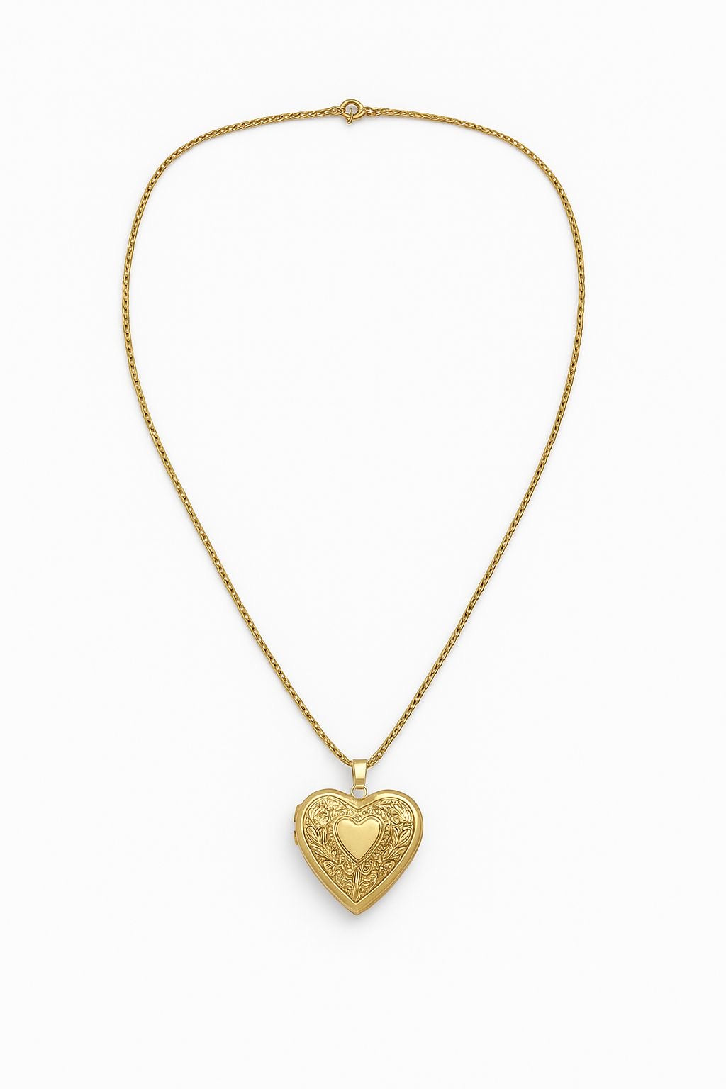 ketting hart medaillion