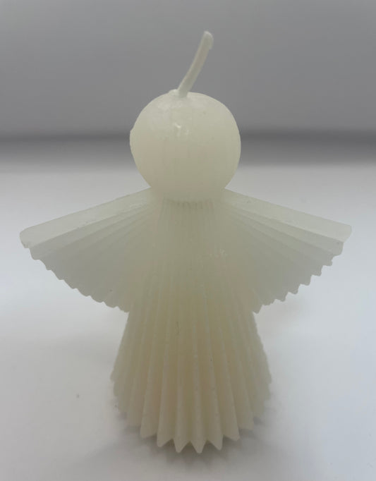 3d Kaars engel mary 10 cm vanilla