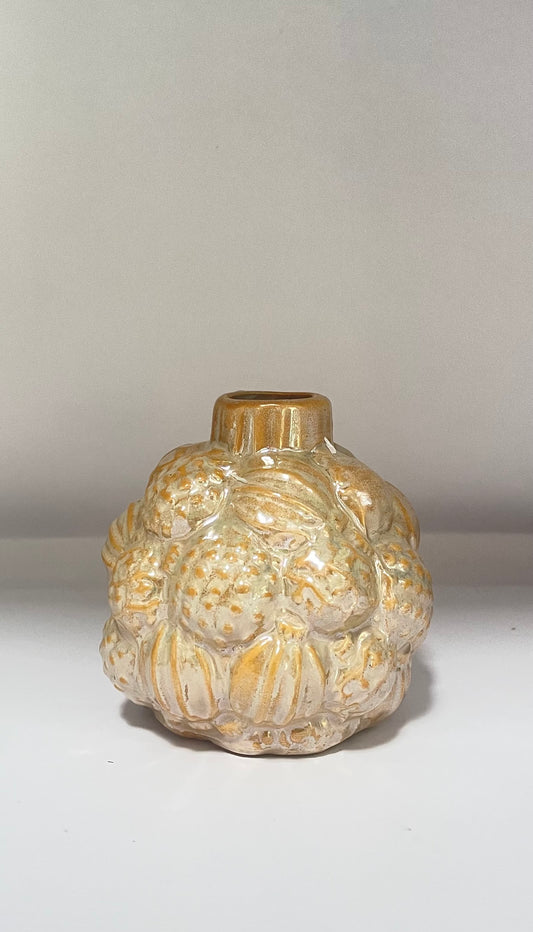 Minivase cream/oker 8 h x 8 b